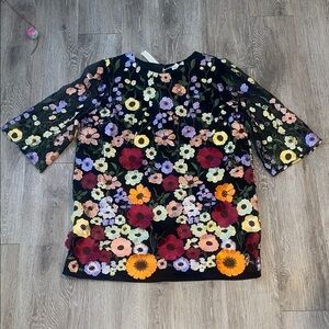 She + Sky Multicolor Floral Embroidered mini dress size 3xl formal wedding date